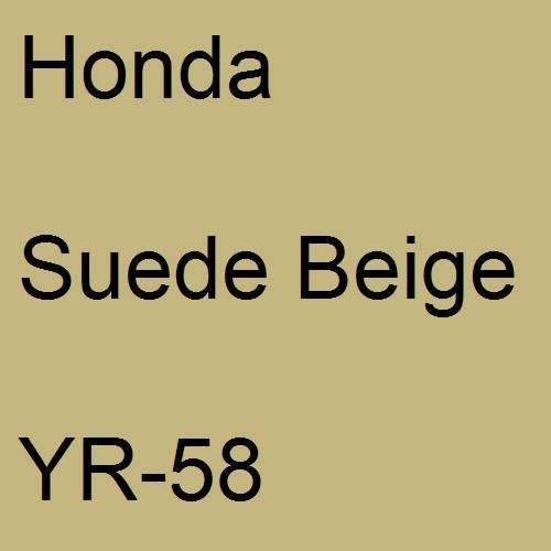 Honda, Suede Beige, YR-58.